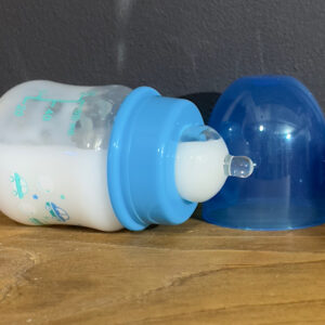 Reborn baby boy small milk bottle