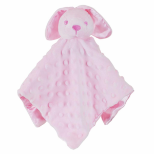 Pink bunny comforter